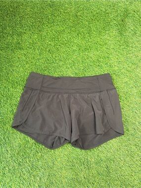 Lululemon Run times shorts 4 way stretch black size 6